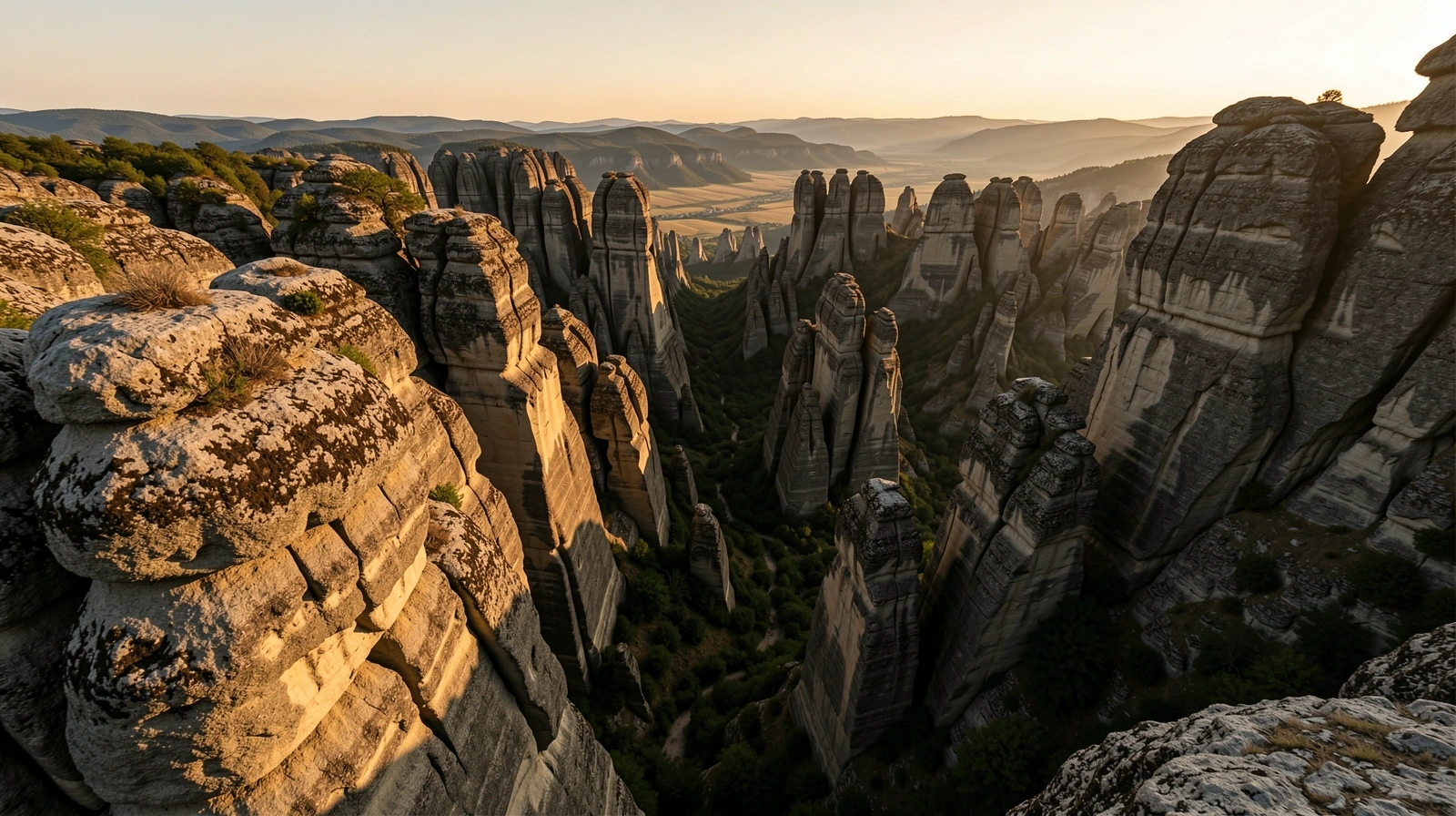 Serbian limestone landscape